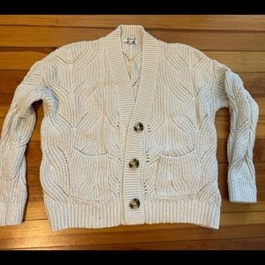 Madewell knit cardigan xs